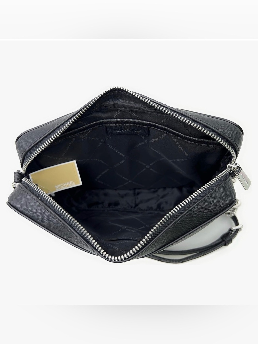 Michael Kors Black Saffiano Crossbody Belt Bag - Picture 4 of 8